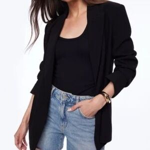 Dynamite navy relaxed blazer